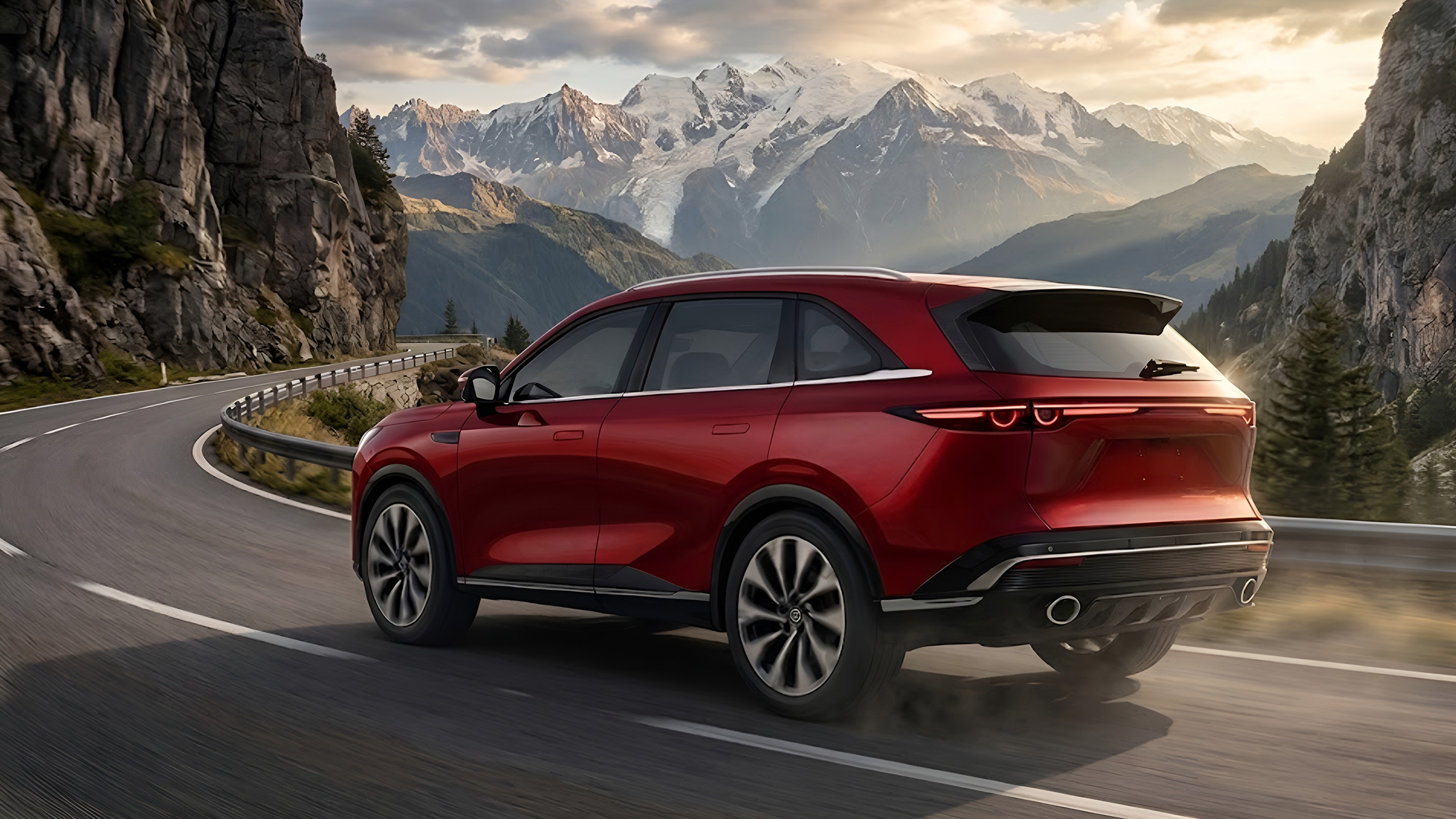 Кроссовер в горах